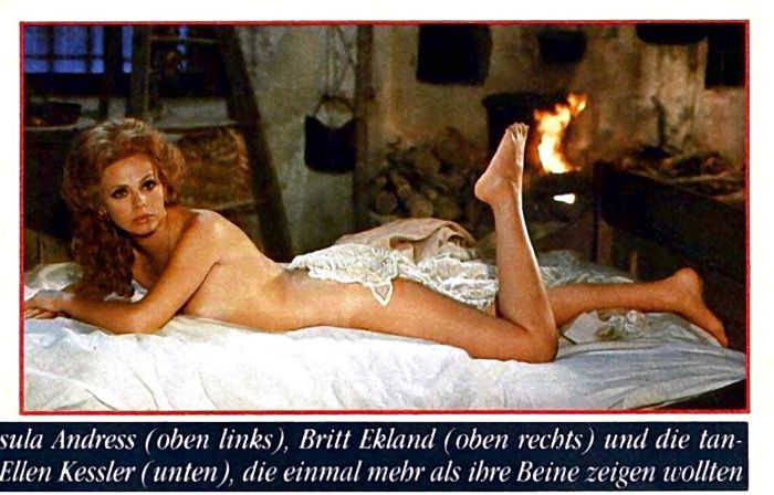 Britt Ekland was last seen naked some 30 years ago when she was 46 in the 1...