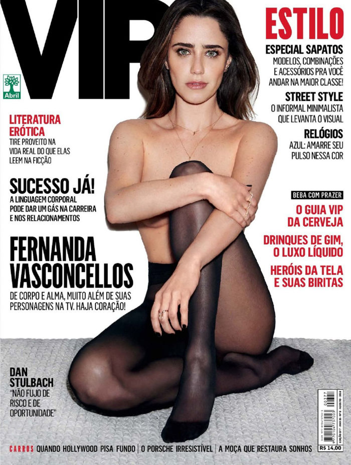 Fernanda Vasconcellos topless and pantyhose