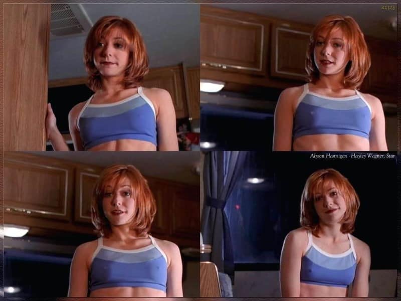 Alyson Hannigan Boob Job Before and After Pictures.