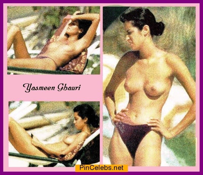 Yasmeen Ghauri rare naked photo. 