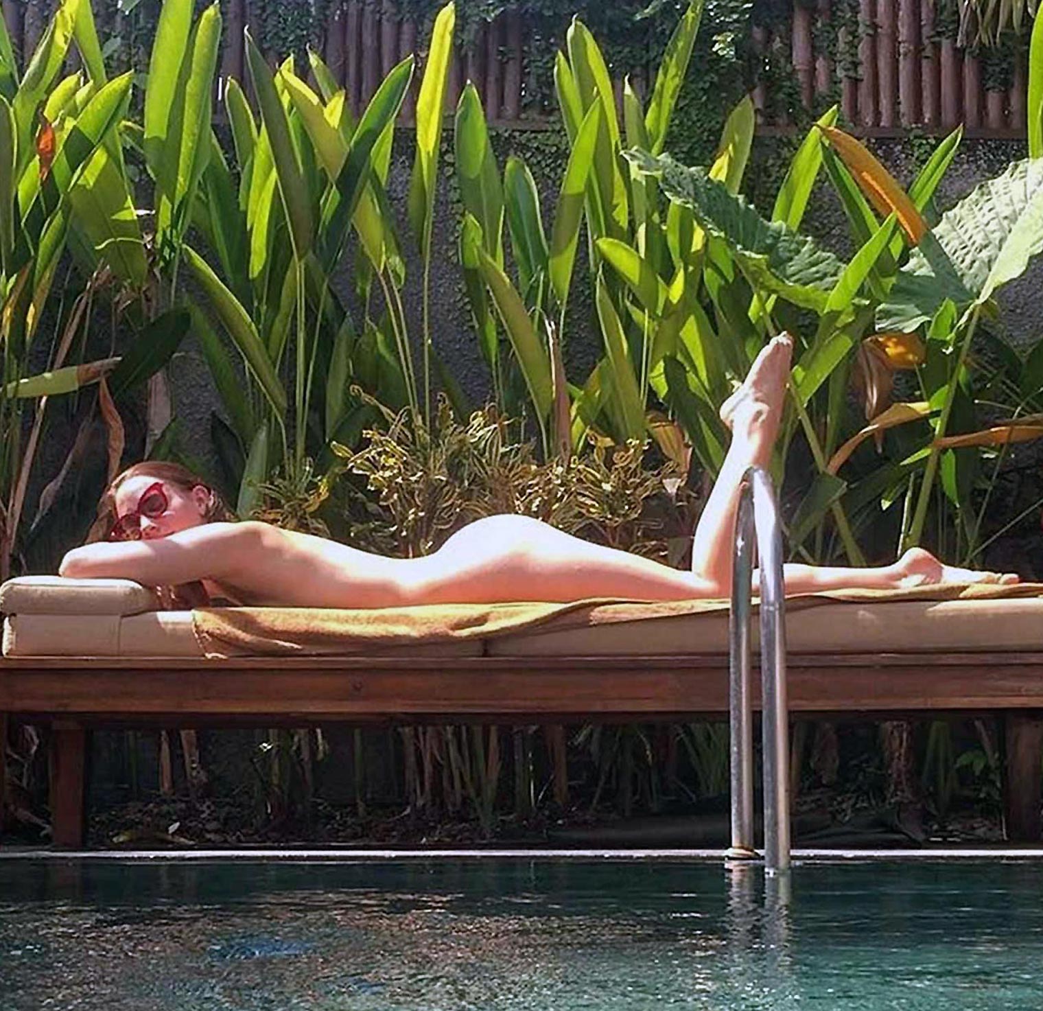 Christa B Allen nude sexy hot topless bikini feet 10