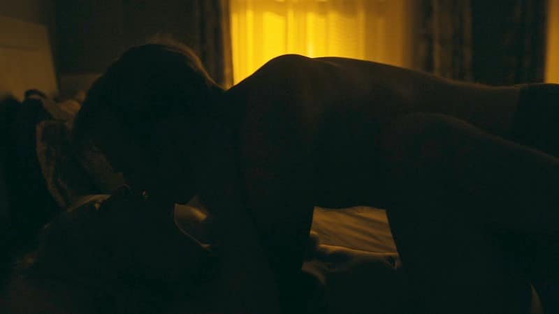 Rhea Seehorn nude boobs in Better Call Saul.