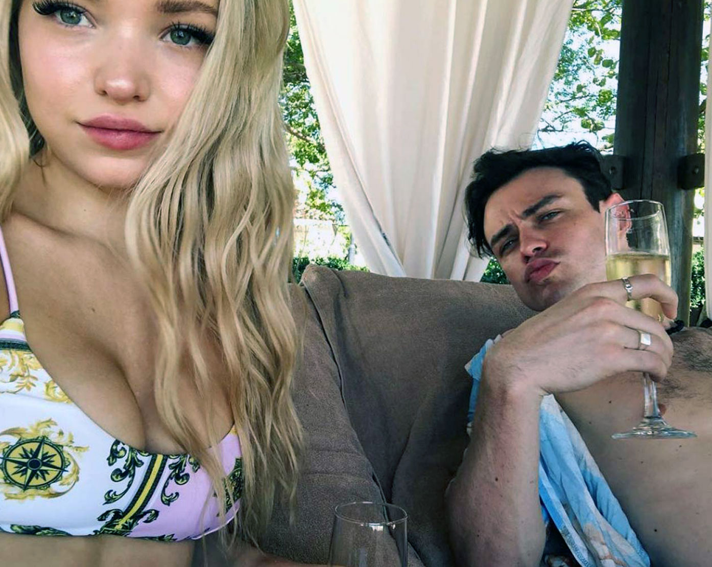 Dove Cameron nude topless leaked sexy hot boobs pussy31