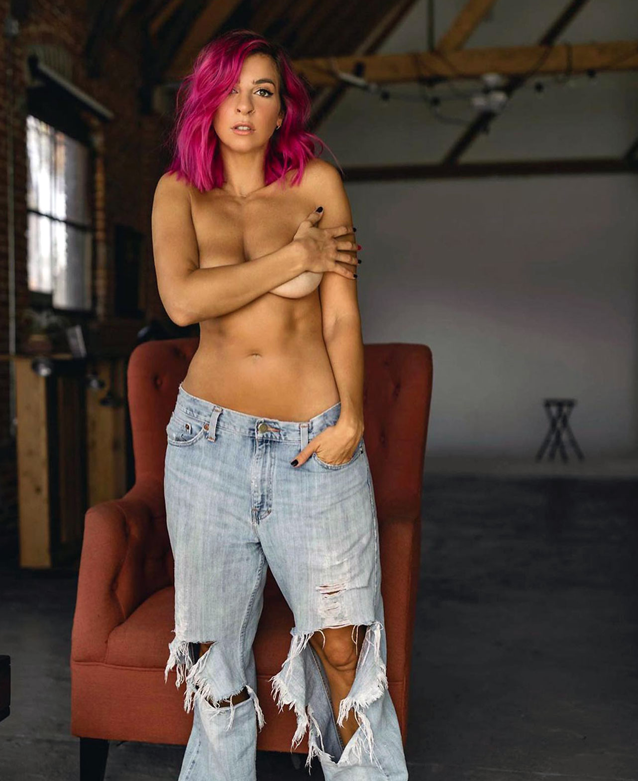 Gabbie Hanna topless nude sexy naked hot cleavage100