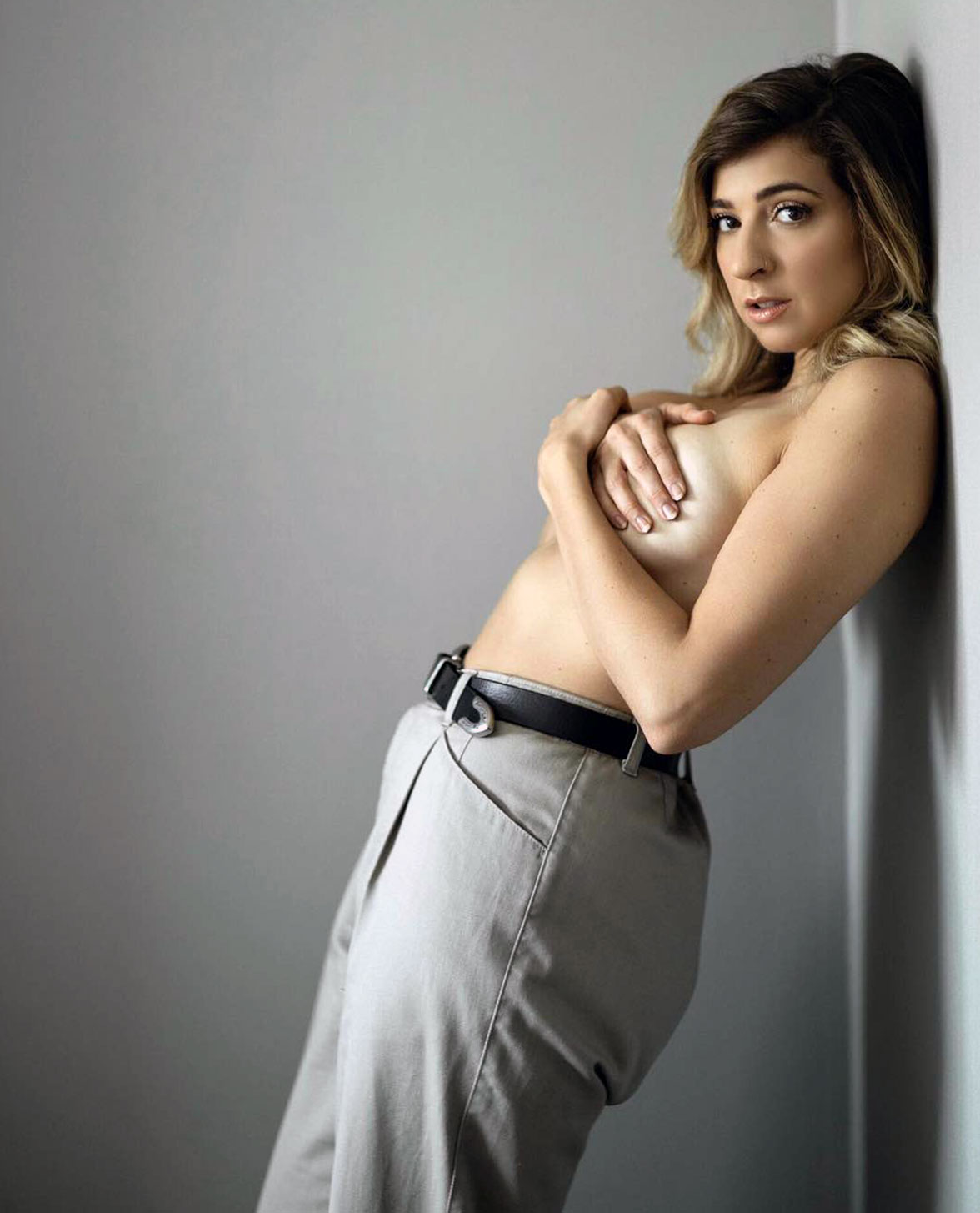 Gabbie Hanna topless nude sexy naked hot cleavage41