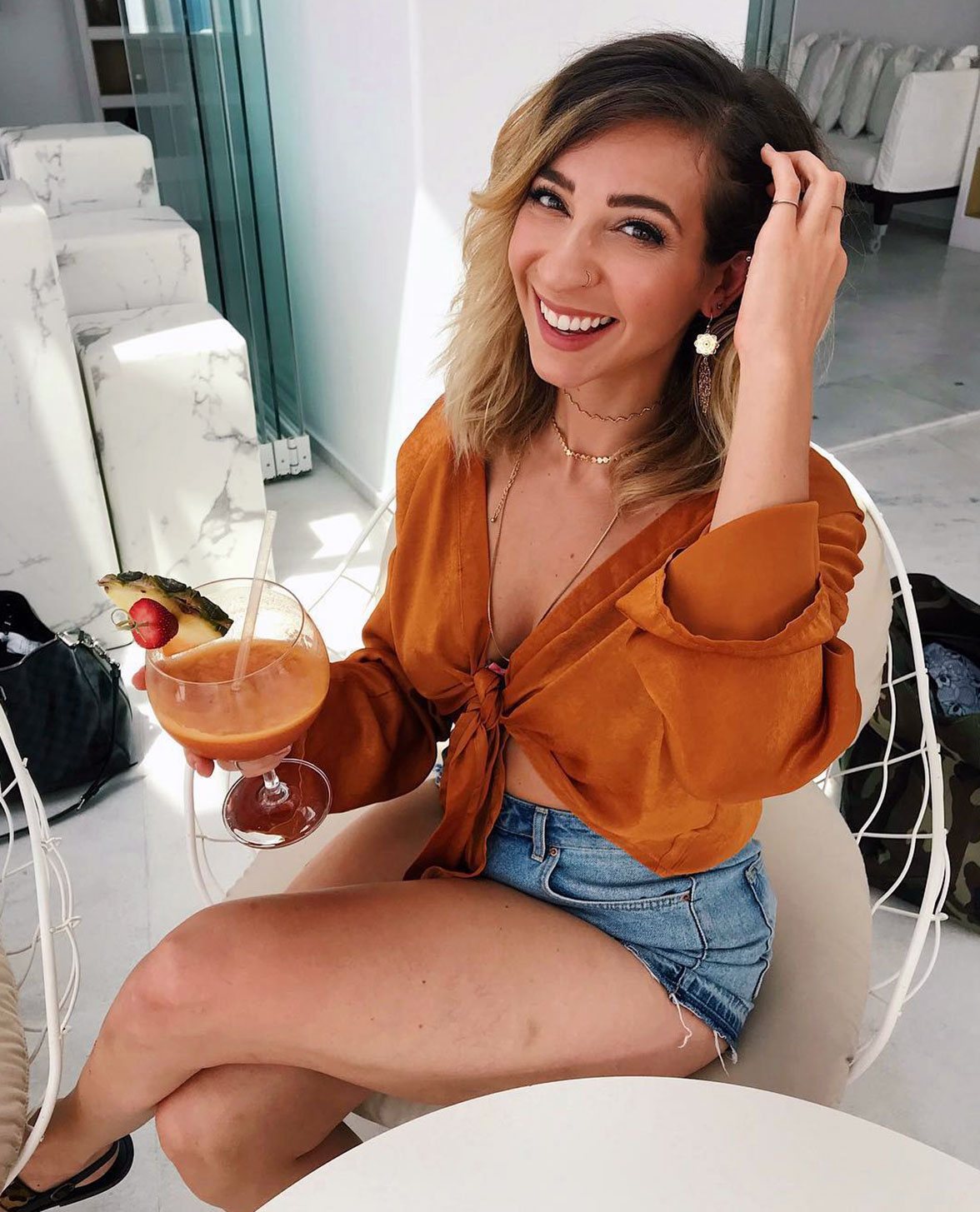 Gabbie Hanna topless nude sexy naked hot cleavage49