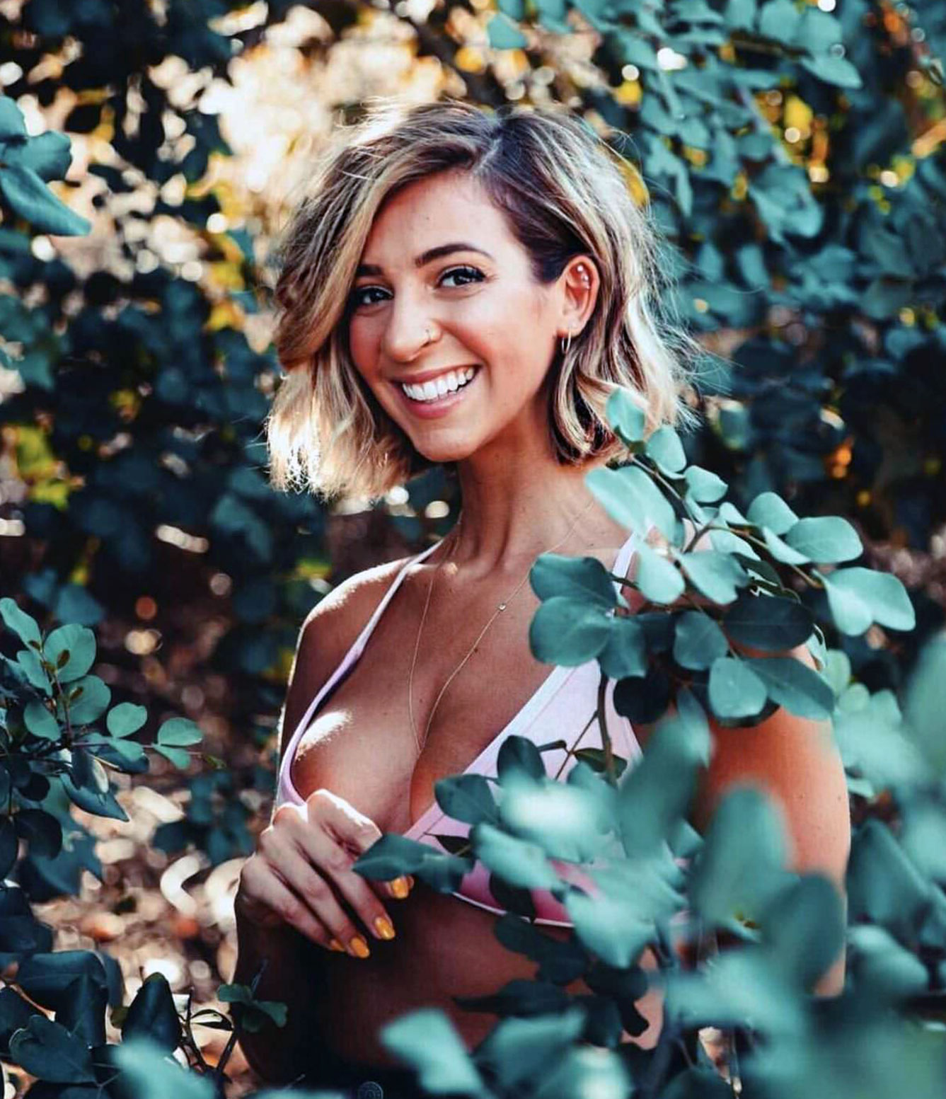 Gabbie Hanna topless nude sexy naked hot cleavage8