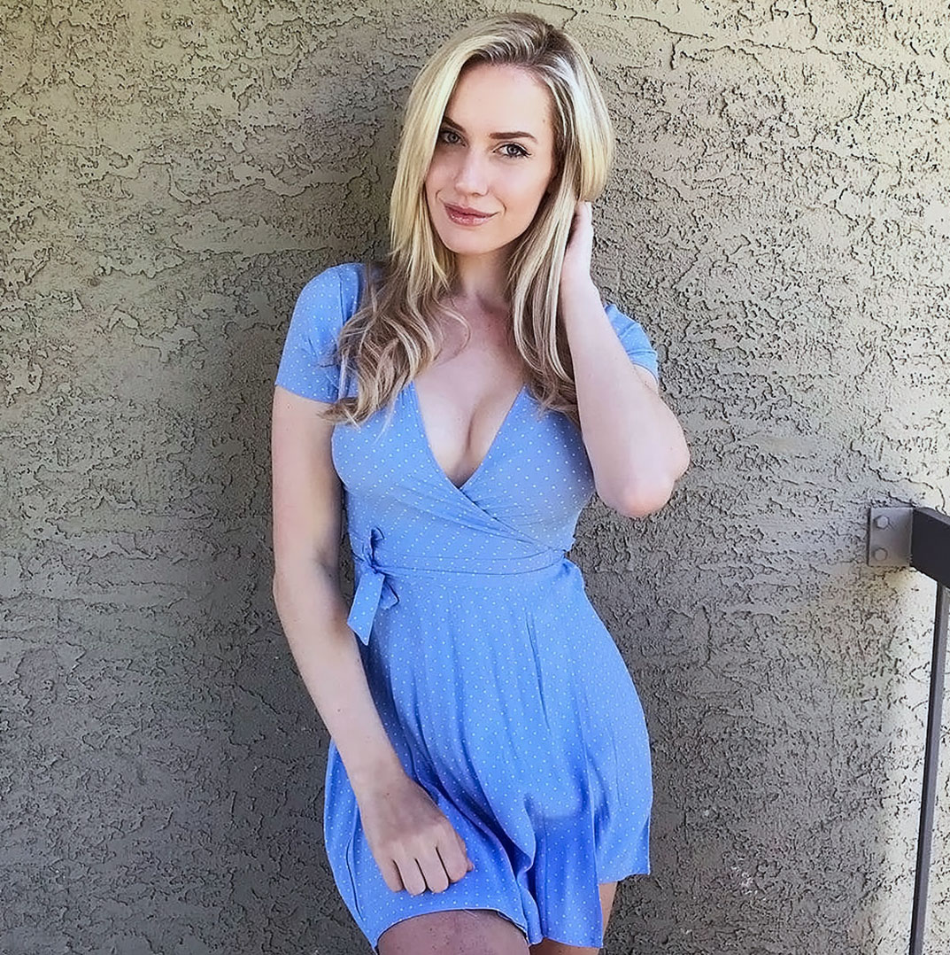 Paige Spiranac naked hot sexy topless tits ass59