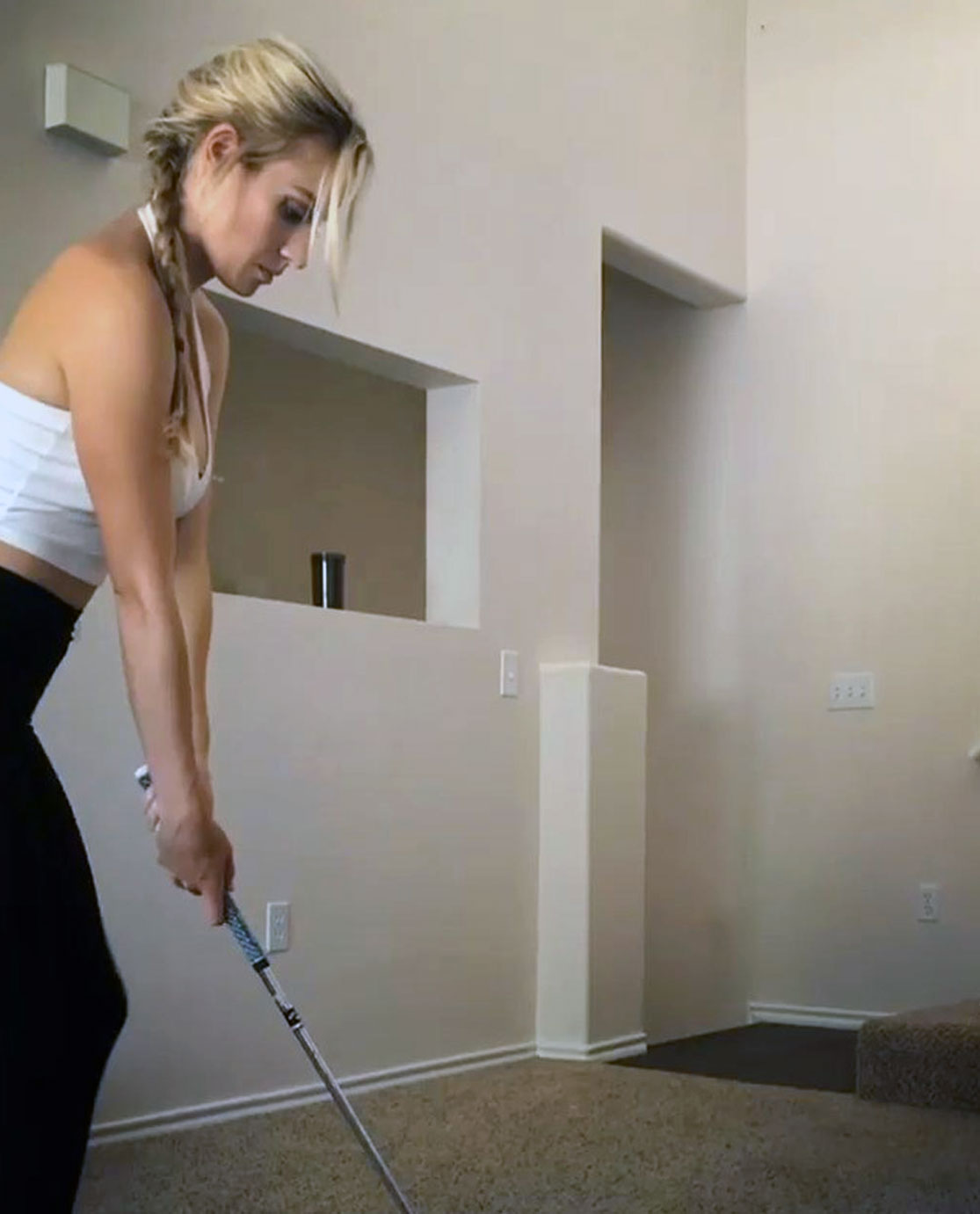 Paige Spiranac naked hot sexy topless tits ass6