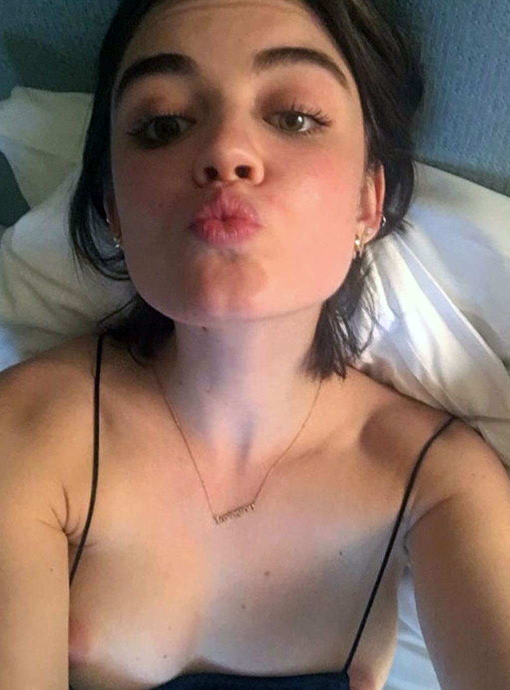 Lucy Hale nude sexy topless nipples hot naked5