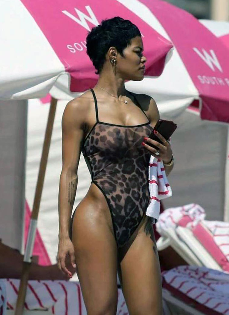 Teyana Taylor naked sexy butt hot nude leaked45