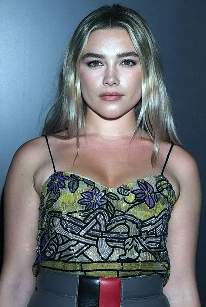 Florence Pugh nude naked sexy hot topless cleavage81