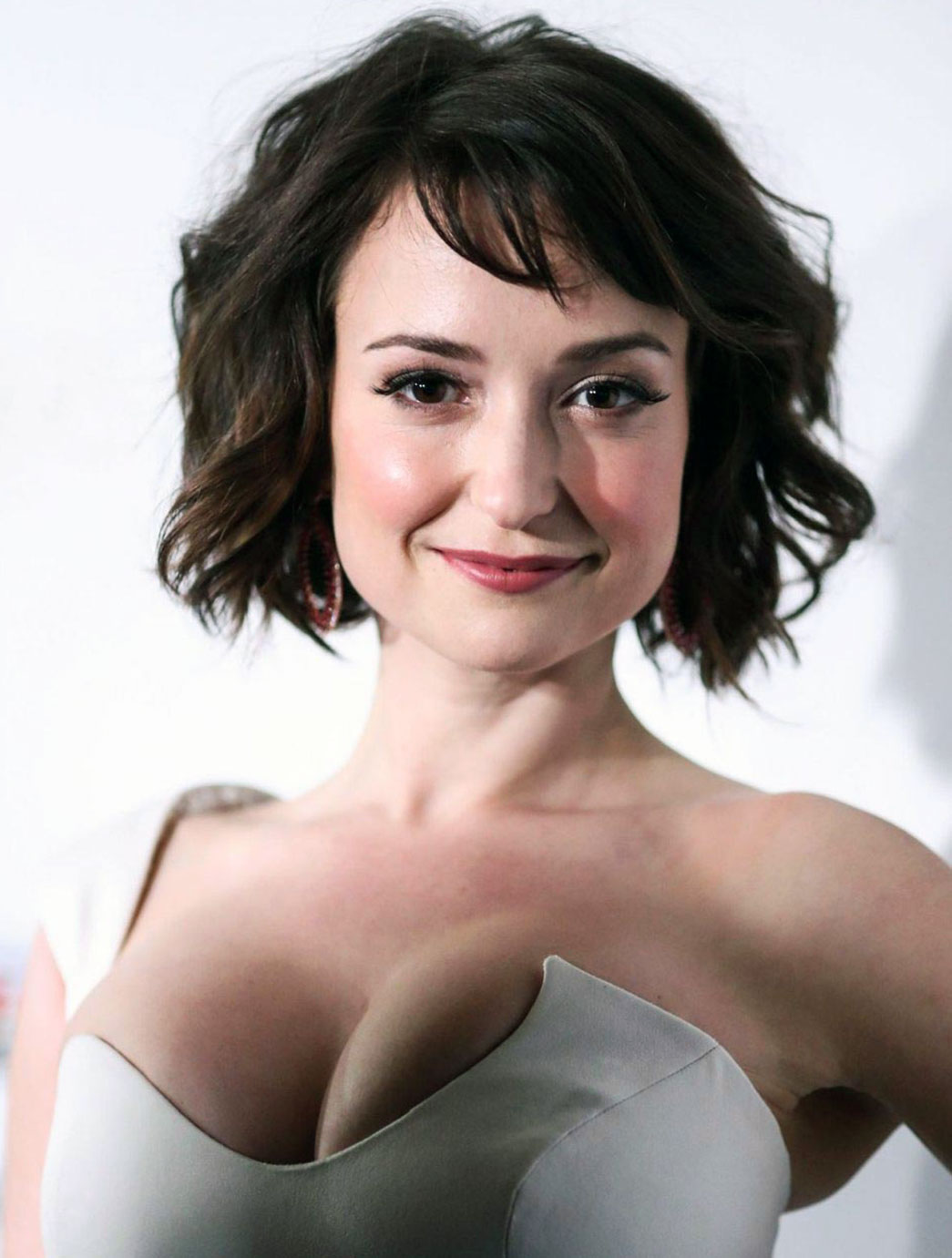 Milana Vayntrub nude leaked sexy topless hot naked cleavage44