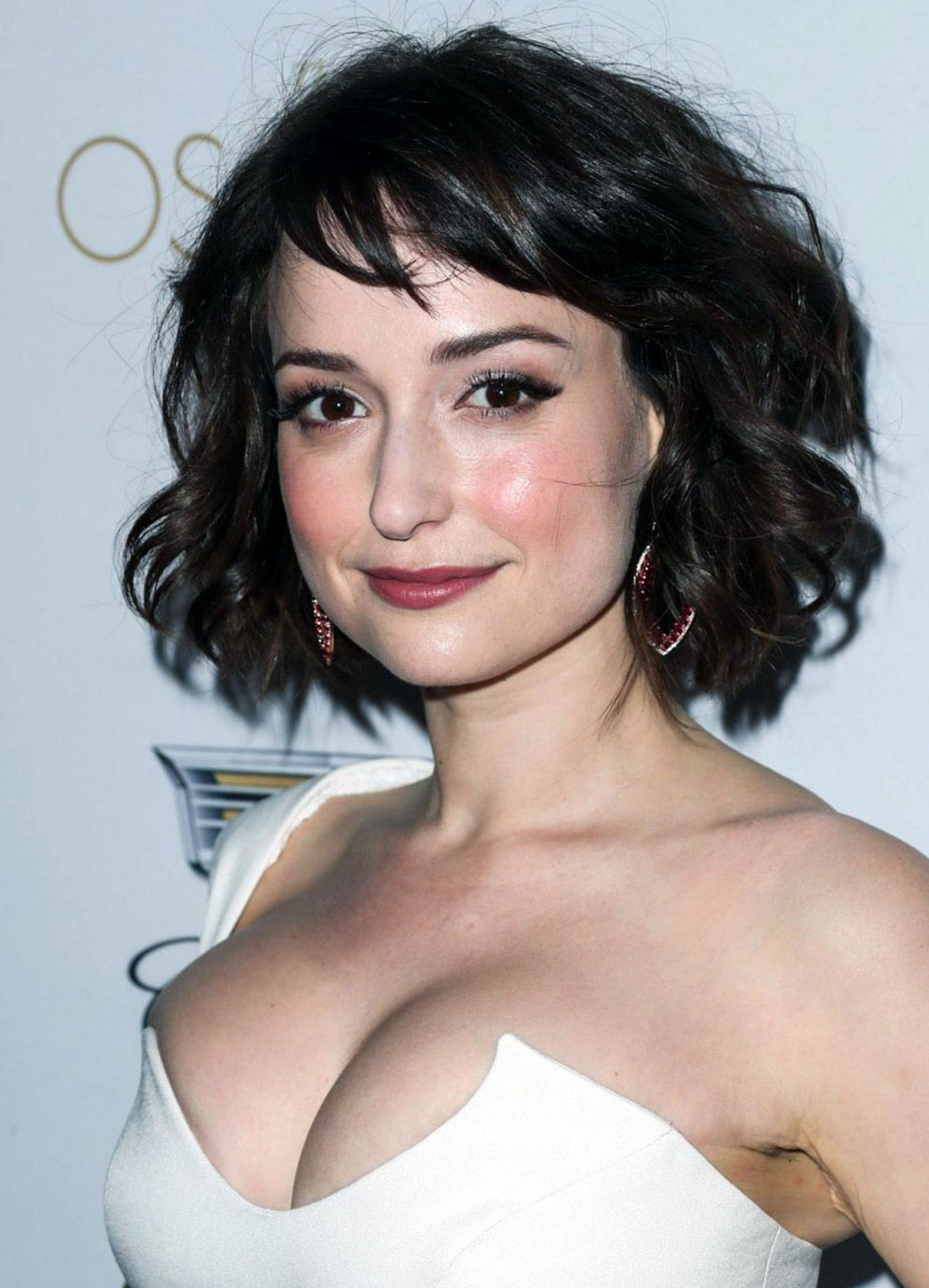 Milana Vayntrub nude leaked sexy topless hot naked cleavage45
