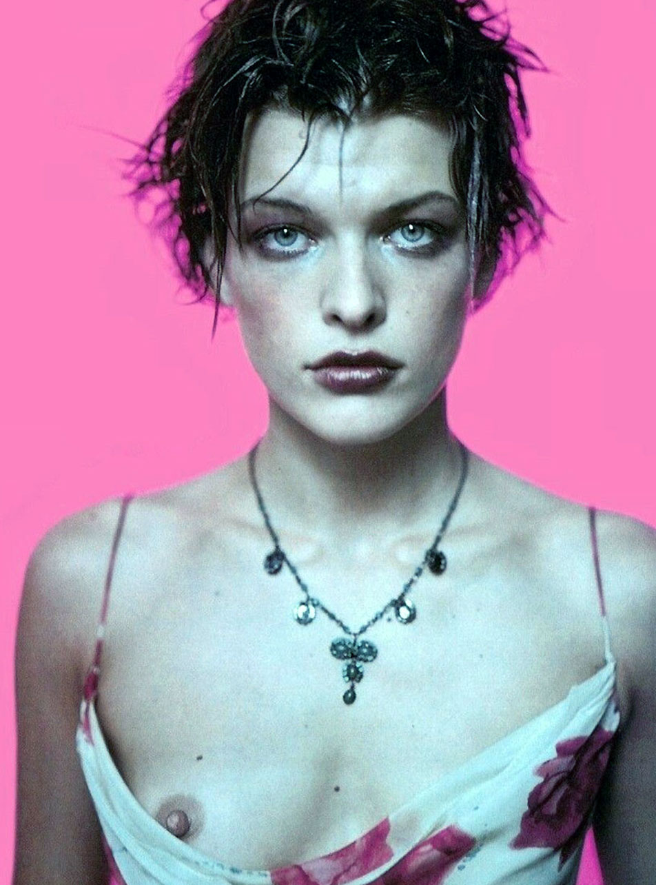 Milla Jovovich nude naked sexy topless hot nipples5