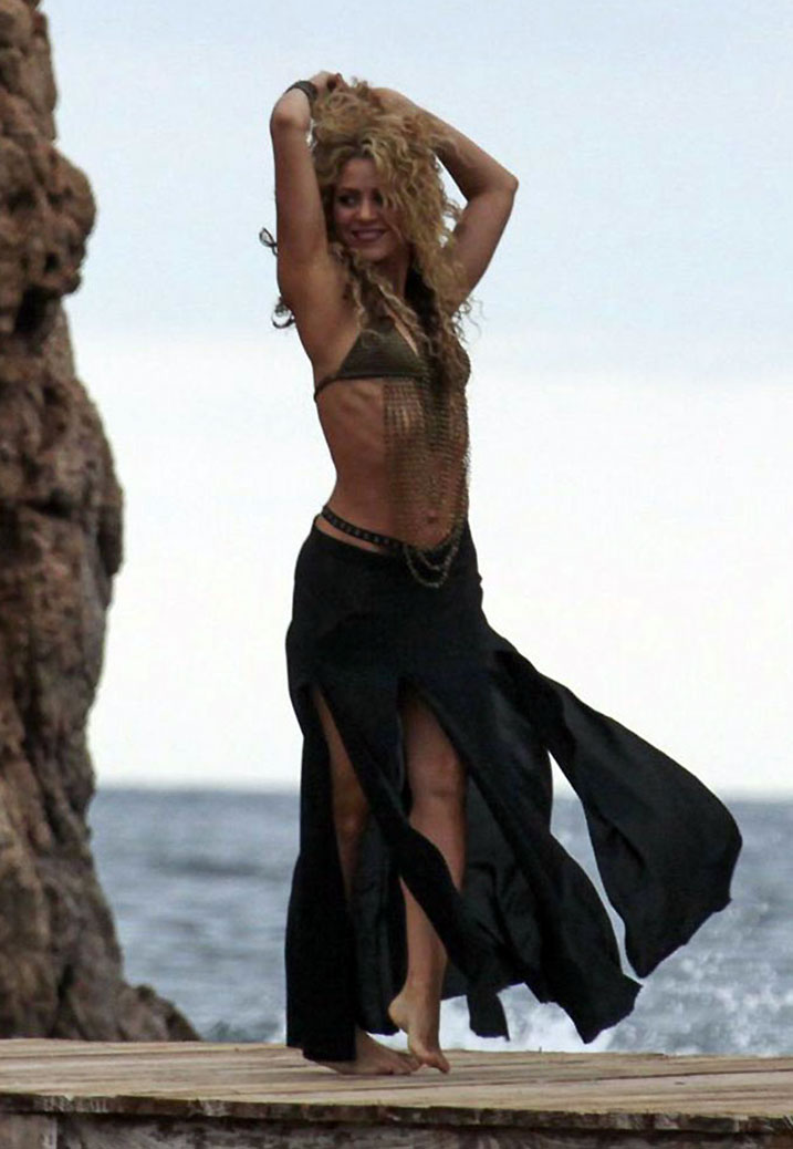 Shakira nude naked sexy topless hot bikini cleavage77