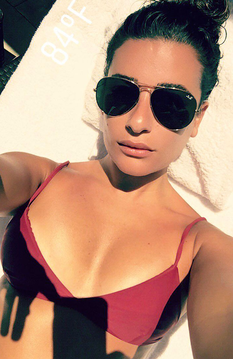 Lea Michele nude topless porn LeakedDiaries 15