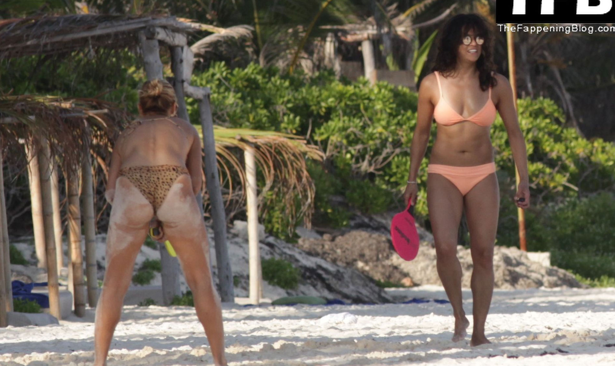 Michelle Rodriguez nude topless porn sexy bikini LeakedDiaries 26