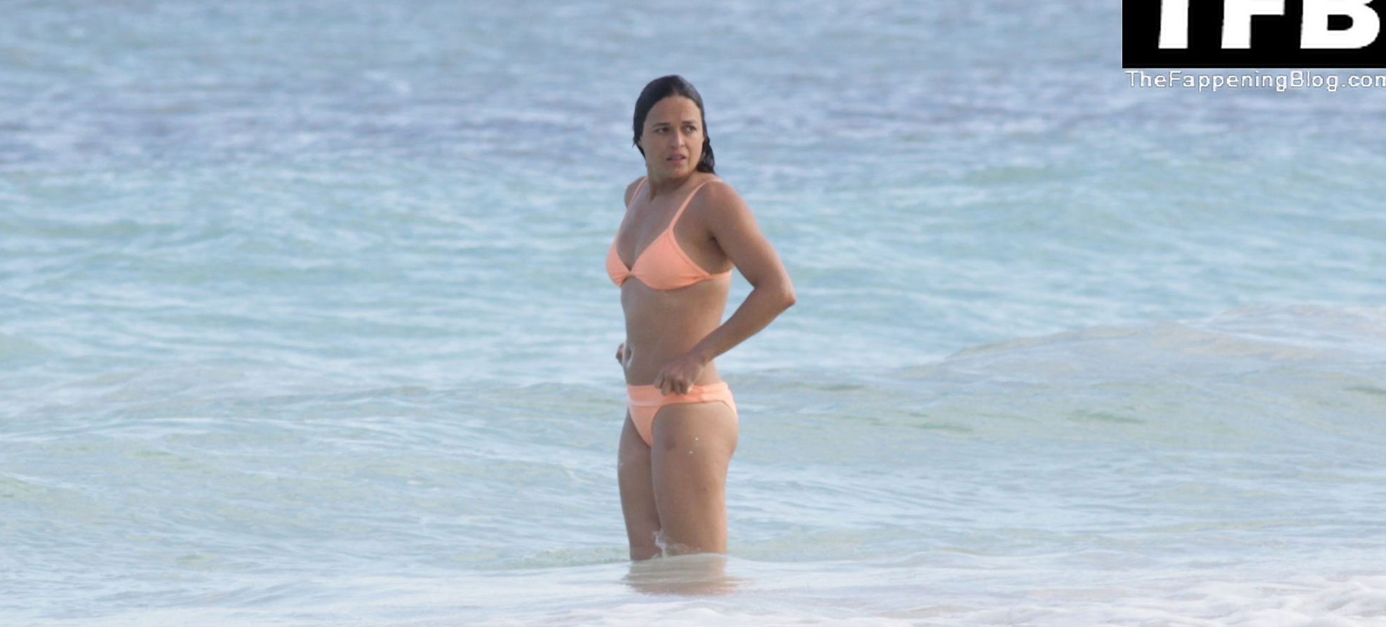 Michelle Rodriguez nude topless porn sexy bikini LeakedDiaries 44
