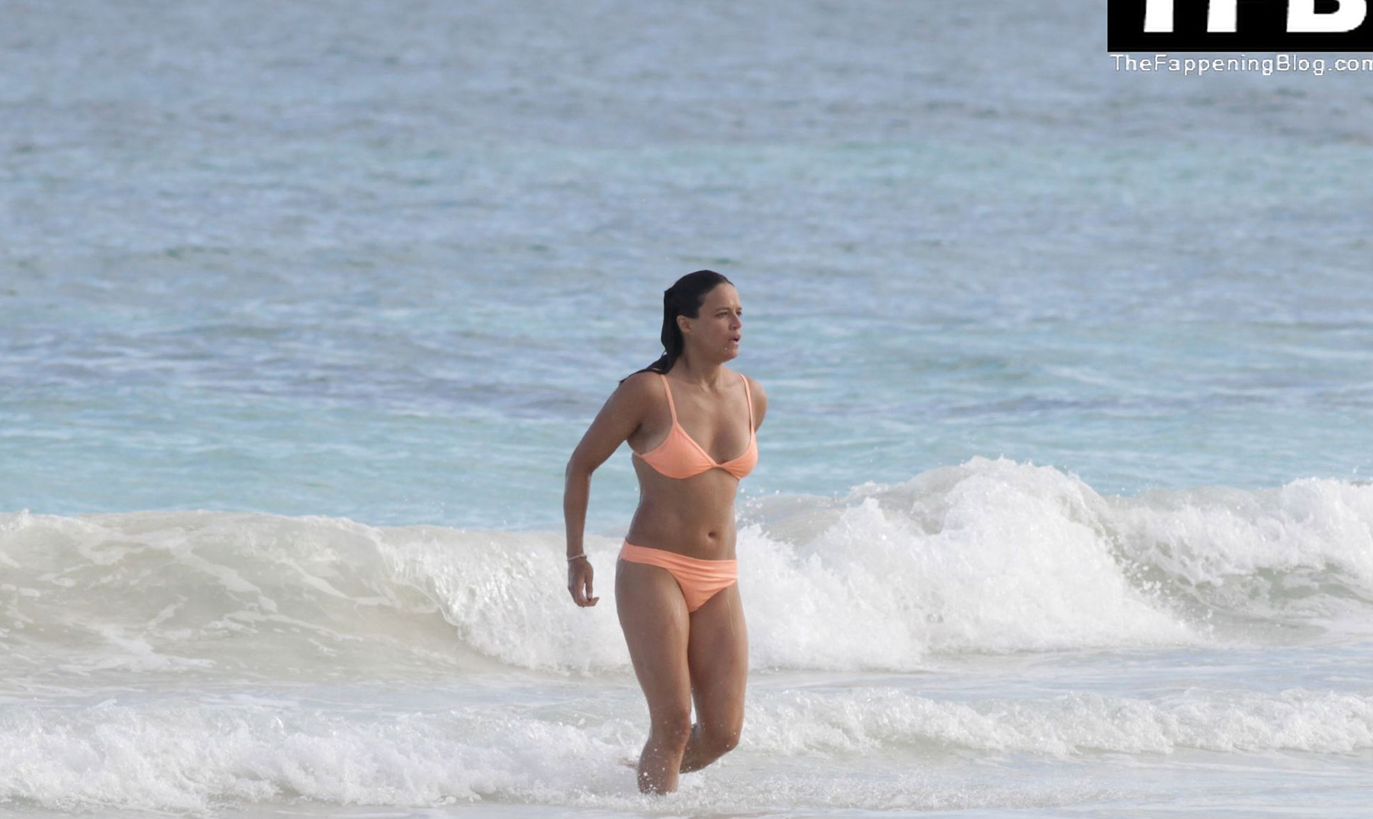 Michelle Rodriguez nude topless porn sexy bikini LeakedDiaries 51