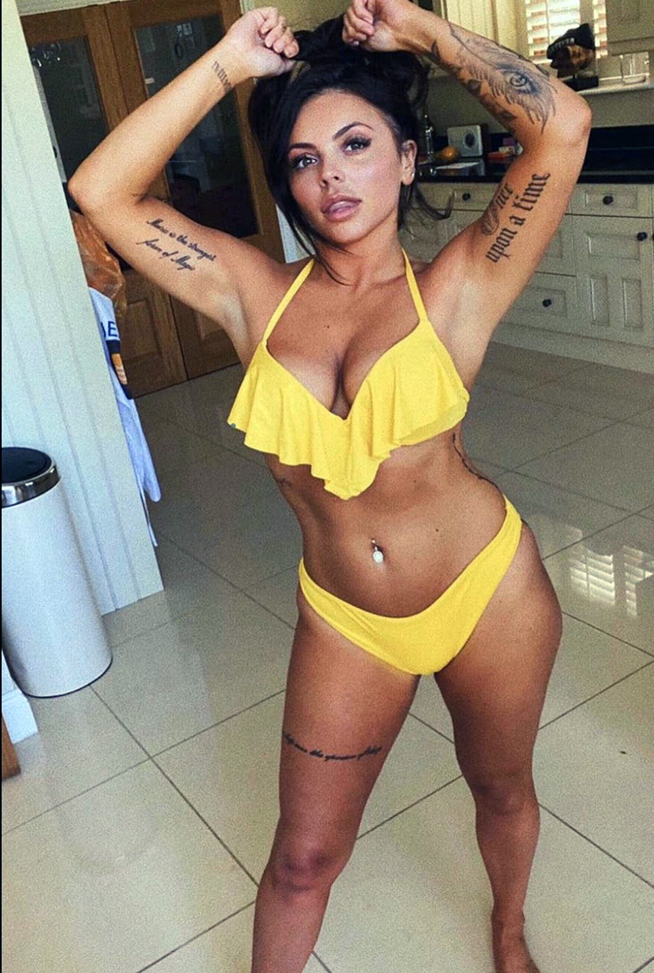Jesy Nelson hot sexy boobs bikini leakeddiaries 19