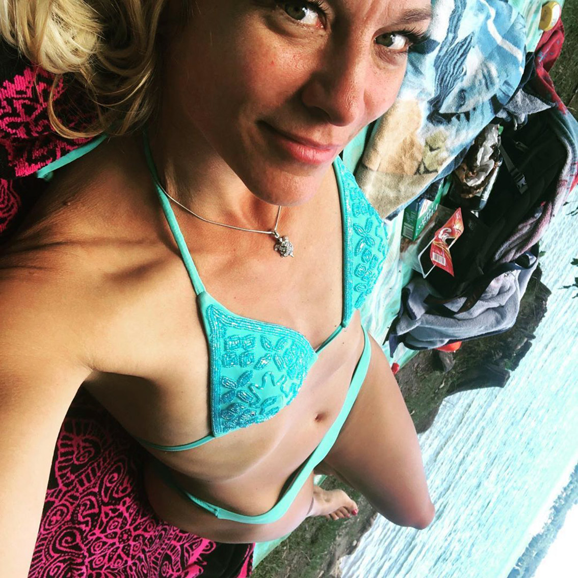Joey Grit Winkler sexy bikini hot boobs leakeddiaries 15