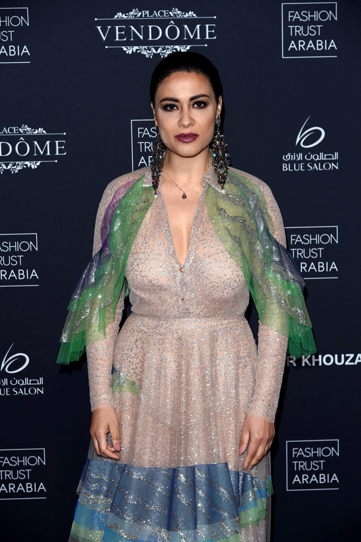 Yasmine Al Massri sexy hot cleavage lingerie leakeddiaries 12