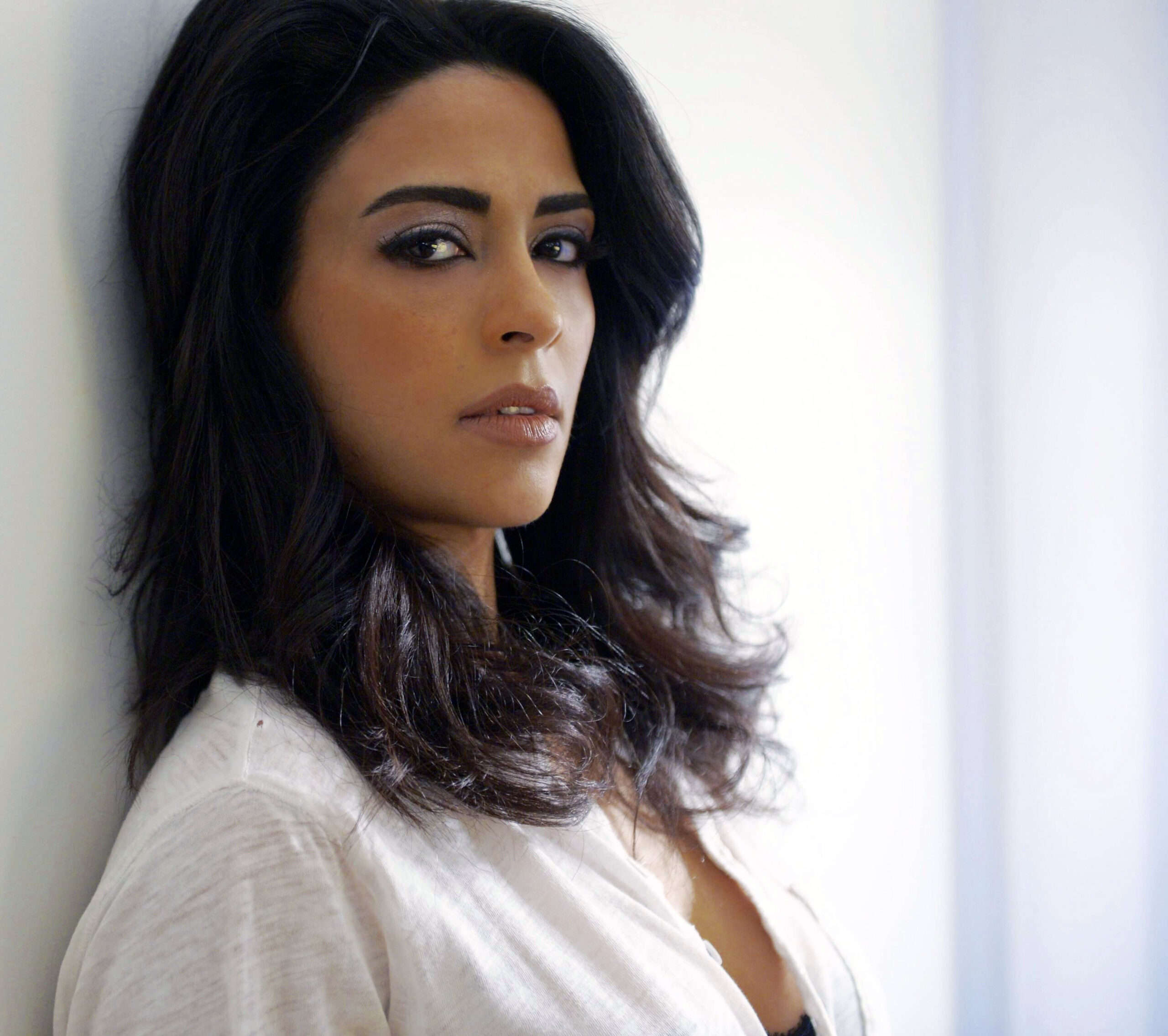 Yasmine Al Massri sexy hot cleavage lingerie leakeddiaries 17 scaled
