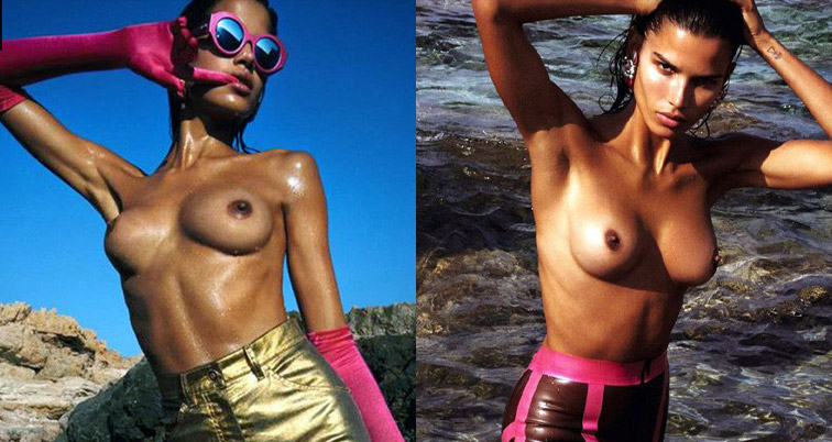 Raica Oliveira topless